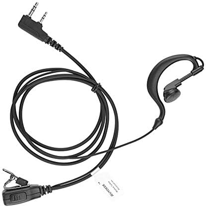 Tk-3400u16p G Şekli 2 Tel Kulaklık mikrofonlu kulaklık 2 Pin Baofeng Walkie Talkie ile Uyumlu UV-82 UV5R-JEUYOEDE