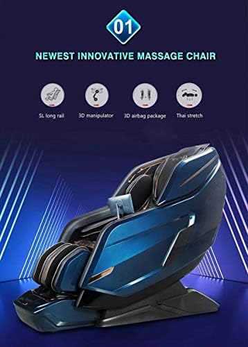YUYTIN 4D tam vücut masaj koltuğu sıfır yerçekimi katlanır Recliner sıfır yerçekimi sandalye dahili ısı ayak rulo, kolay taşımak