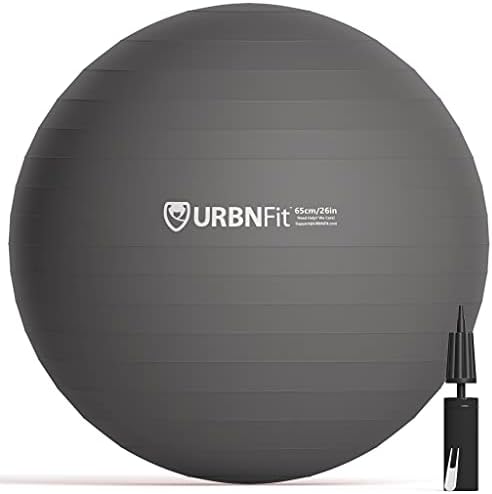 URBNFit Egzersiz Topu-Yoga Topu için Egzersiz Gebelik İstikrar-AntiBurst İsviçre Denge Topu w / Pompa-Fitness Topu Sandalye için