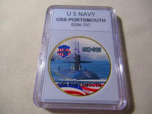 Aveshop Koleksiyon Sembolleri ABD Donanması Denizaltı-USS Portsmouth / SSN-707 Ch Cn (Bu Nişanlar Koleksiyonunuzu Mükemmel Şekilde