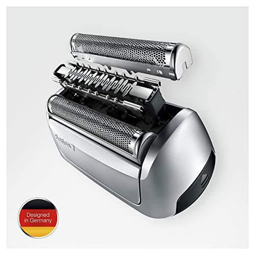 Braun Serisi 7 70 S Elektrikli Tıraş Makinesi Kafa Değiştirme Kaset-Gümüş & Temiz & Yenilemek Dolum Kartuşları CCR - 4 Paketi