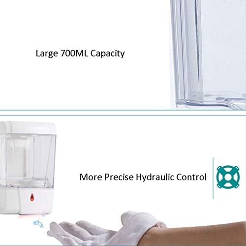 SCZYQ Sızdırmaz Plastik Çift Katmanlı Duvara Monte Otomatik İndüksiyon sabunluk, plastik El Dispenseri 700 ml