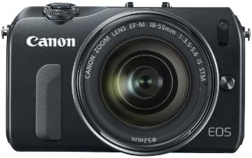 3.0 İnç LCD ve EF-M18-55mm IS STM Lensli Canon EOS M 18.0 MP Kompakt Sistem Fotoğraf Makinesi