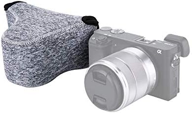 JJC Neopren Kamera Kılıfı Koruyucu Kılıf Kılıfı Sony ZV-E10 A6000 A6100 A6300 A6400 A6500 A6600 A5100 A5000 + E 18-55mm/10-18mm/50mm