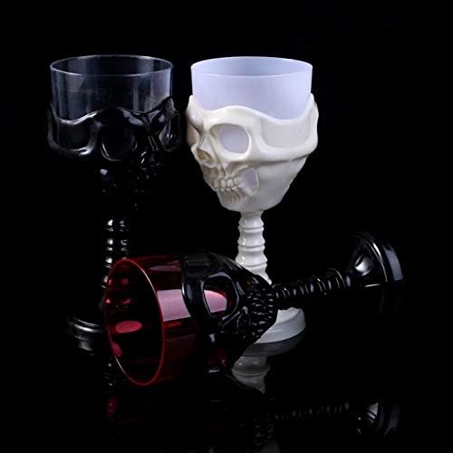 GTJXEY Yaratıcı Cadılar Bayramı Kafatası Pençe Kadeh, şarap Bardağı 8x18 cm, plastik Malzeme için Cosplay Tema Partiler(3 Paket)