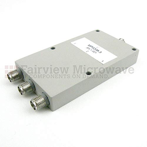 Fairview Mikrodalga MP0208 - 3 3 Yollu Güç Bölücü SMA Konnektörleri 2 ghz'den 8 GHz'e 30 Watt'ta Derecelendirildi