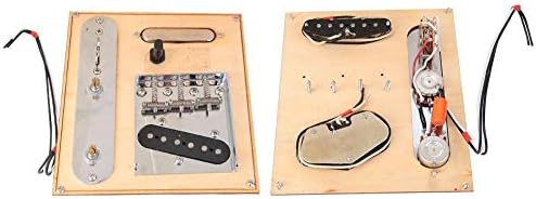 Alomejor Gitar Pickup Seti ile Gitar Köprü ve Kontrol Plakası Anahtarı için Antik Gitar Pick Up Aksesuarları