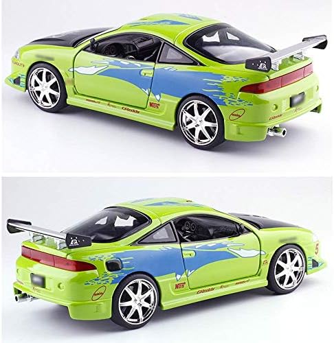 AIOJY 1/24 Yeşil Spor Araba Modeli Alaşım Araba Oyuncak Çocuk Hediyeler, Dekorasyon Koleksiyonu çocuk doğum günü hediyesi Araç