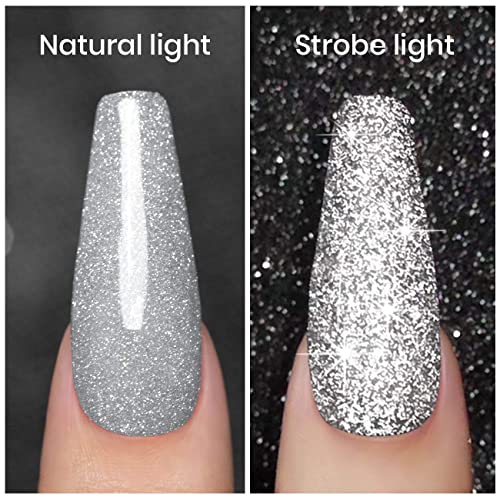 Şerit Glitter Jel Lehçe ile 15 ML Siyah Beyaz Jel Oje, parlak Jel Tırnak Sanat Kapalı Islatın UV LED Cila Jel Tırnak Marş Manikür