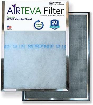 19 1/2 x 23 1/2 Airteva AC, (1) BioSponge Plus Değiştirmeli Fırın Filtresi