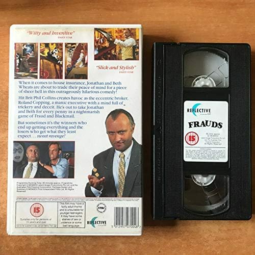 Dolandırıcılık (1993) Suç Gerilim Filmi [Büyük Kutu] Kiralama; Phil Collins / Hugo Dokuma-OOP VHS