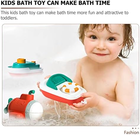 Rüzgar - up Tekne Banyo Oyuncak: Yüzen Tekne Oyuncaklar Bebek Su Oyuncak Yüzme Havuzu Oyunları Clockwork Banyo Oyuncak Banyo