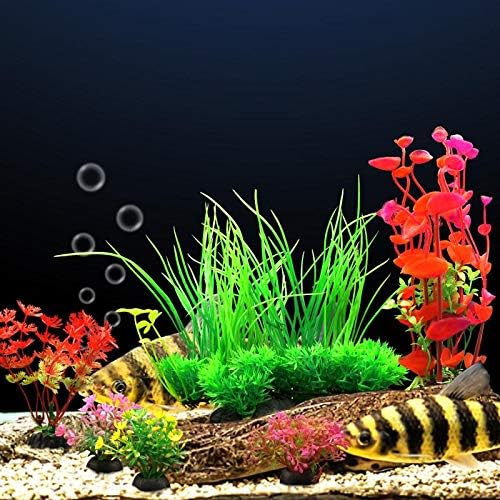 Akvaryum Bitkileri, 1-21 Paket Yapay Balık Tankı Süslemeleri Bitkiler, gerçekçi Balık Tankı Aksesuarları Akvaryum Dekor Bitkiler