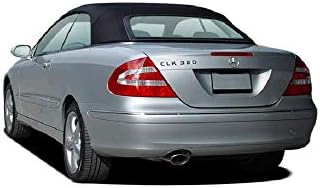 Uyumlu İle: Mercedes CLK W209 2004-2009 Cabrio Yumuşak Üst Yedek Siyah Stayfast bez (Siyah)