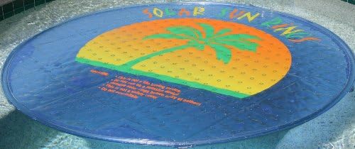 SSR SSRA-100 Güneş Güneş Halkaları Havuz Su ısıtıcı w/ Çapalar