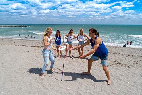 Şişe Bash Standart Açık Oyun Seti-Aile Yetişkin ve Çocuk için Arka Bahçede Oynamak için Yeni Eğlenceli Disk Atma Oyunu Çim Plaj