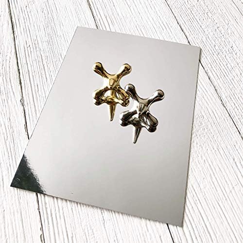 Değerli Metaller Mirricard Ayna Kart Stoğu-Çoklu Paket Çeşitleri-8,5 x 11 inç 12pt Kapak-Kart Stoğu Deposundan 10 Sayfa