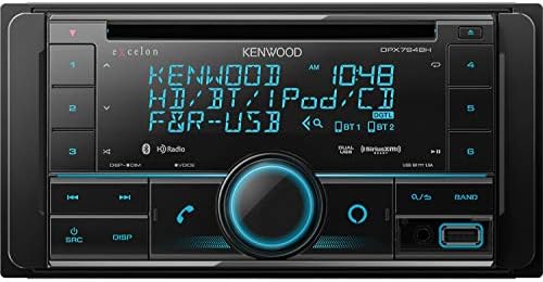 Kenwood Excelon DPX794BH Çift DİN Bluetooth In-Dash Araba Stereo CD Alıcısı ile Alexa Uyumluluk