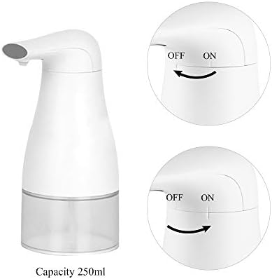 Hengweı Premium Fotoselli Pil Kumandalı Elektrikli Otomatik sabunluk w / Ayarlanabilir Sabunluk Ses kontrol kadranı için Banyo