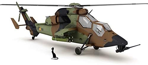 Helikopter Bulmaca Plastik Model Kitleri, 1/72 Ölçekli Fransız Ordusu Eurocopter EC-665 Kaplan HAP Modeli, oyuncaklar ve Hediye,
