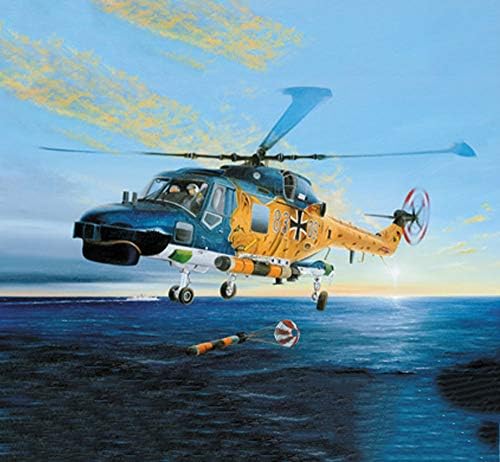 T-Oyuncak Helikopter Bulmaca Plastik Model Kitleri, 1/72 Ölçekli Alman Donanması Westland Lynx MK88 Helikopter Modeli, oyuncaklar