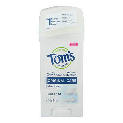 Tom'un Maine Doğal Deodorant Çubuğu Kokusuz 2.25 oz (3'lü Paket)