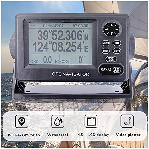 ZQJSKJ Deniz Elektroniği KP-32 GPS Navigator SBAS Alıcısı ile tekne Yatlar için 4.5 İnç lcd ekran GPS Navigasyon Bulucu Deniz