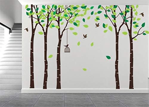 AmazingWall 180x264 cm/70. 9x103. 9 Karikatür Büyük Ağaç Duvar Sticker Oturma Odası Yatak Odası Çocuk Odası Kreş Dekor Ev Dekorasyonu