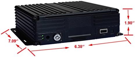 8 Kanal AHD 1080N H. 264 HDD Araç Mobil DVR Güvenlik Gözetleme Sistemi-Destek 4G Gerçek zamanlı Uzaktan İzleme, GPS İzleme, Otobüsler,