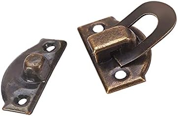 Aicosineg 50 pcs Retro Demir Metal Dekoratif Çile 0.83 x 0.79 (Uxg) geçiş Yakalamak Kilit için Göğüs Gövde Mandalı Toka Bavul