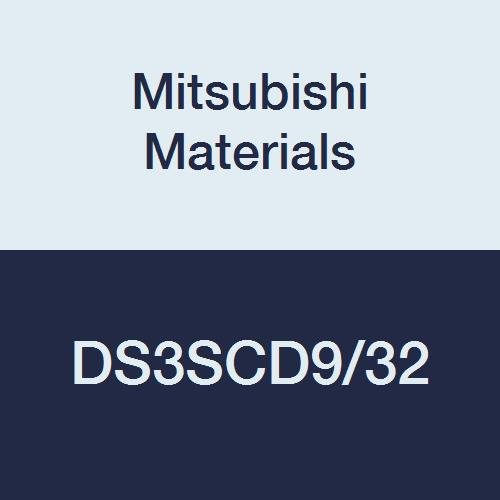 Mitsubishi Malzemeleri DS3SCD9 / 32 DS3SC Serisi Karbür Elmas Yıldız Kare Burun Ucu Değirmeni, Kısa Flüt, Merkez Kesim, 3 Flüt,