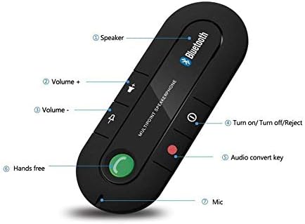 Araç Kiti Kablosuz Bluetooth Hoparlör Telefon Müzik Çalar