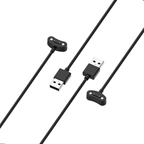 TicWatch E3 Şarj Cihazı ile uyumlu, Yedek 3.3 Ft USB şarj aleti kablosu Dayanıklı Taşınabilir şarj Dock Güç kablo kordonu için