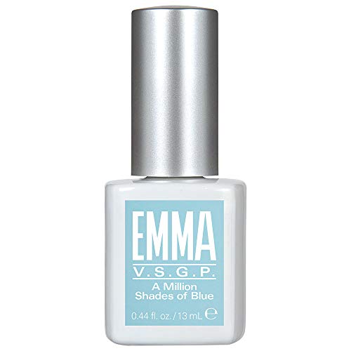 EMMA Beauty Jel Cila, Uzun Ömürlü Tırnak Rengi, 12 + Serbest Formül, %100 Vegan ve Zulümsüz, Bir Milyon Mavi Tonu, 0.44 fl. oz.