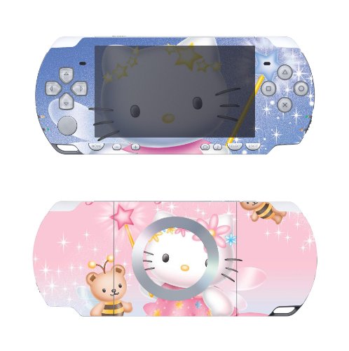 Sony PSP 3000 için Hello Kitty Vinil Çıkartması Cilt Sticker