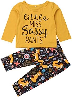 Toddler Bebek Kız sevgililer Günü Kıyafetler Uzun Kollu T-Shirt Tops Leopar Baskı Alevlendi Çan Alt Pantolon Giyim Seti