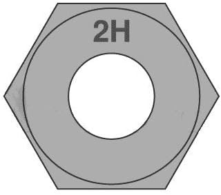 2 -8 Ağır Altıgen Somun / A194 2H Çelik / Sıcak Daldırma Galvanizli (Miktar: 65 adet)