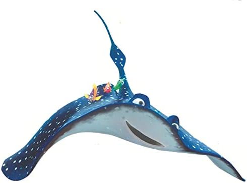 11 İNÇ Mr Ray Stingray Öğretmen Bulma Nemo 2 Film Çıkarılabilir Peel Öz Sopa Duvar Çıkartması Sticker Sanat Banyo Çocuk Odası