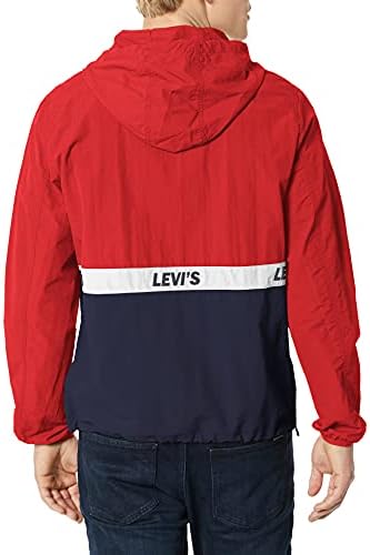 Levi'nin Erkek Hafif Kapşonlu Retro Colorblock Popover Ceket