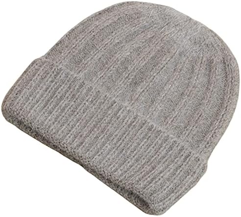 angel3292 Kış Şapka Yetişkin Şapka Düz Renk Kubbe Erkekler Kadınlar için Sıcak Sıkı Örme Bere Şapka Açık