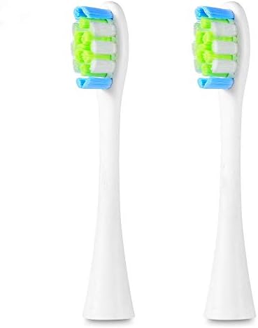 AOOF 2 Adet Yedek Diş Fırçası Kafaları için Compatiable Oclean SE/X/Hava/Z1 Diş Fırçası (Renk: Beyaz)