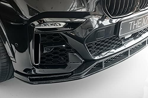 Araba tuning Renegade tasarım için BMW X7 G07 için karbon ön tampon dudak