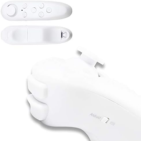 WalR, Samsung Galaxy S10 Lite Not 10 Lite için VR Bluetooth Uzaktan Kumanda, Beyaz Kulaklık Denetleyicisi