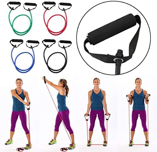 Hendont 120 cm Yoga Çekme Halatı Elastik Direnç Bantları Fitness Egzersiz Egzersiz Tüpü Yoga Çekme Halatı Egzersiz Ekipmanları