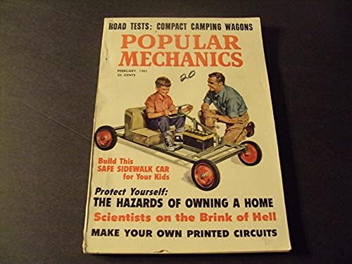 Popular Mechanics Şubat 1961 Bu Kaldırım Çocuk Arabasını İnşa Et