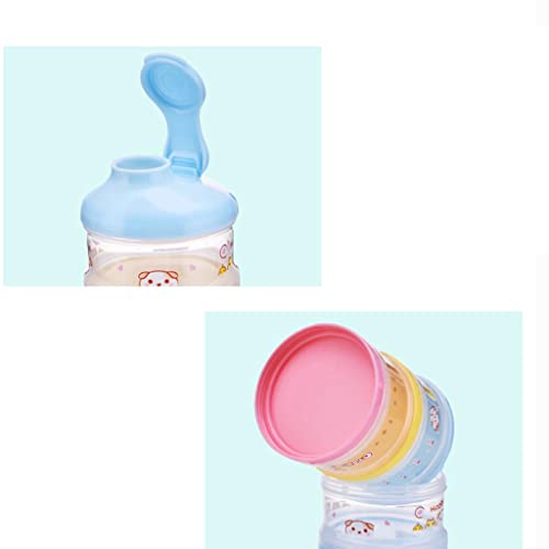 B Baosity Bebek Çıkarılabilir Süt Tozu Karikatür Kutusu Aperatif Konteyner Çocuklar için-Mavi, açıklandığı gibi