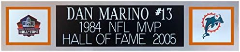 Dan Marino İmzalı Beyaz Mayo-Güzel Keçeleşmiş ve Çerçeveli-Marino Tarafından Elle İmzalanmış ve Fanatikler tarafından Otantik