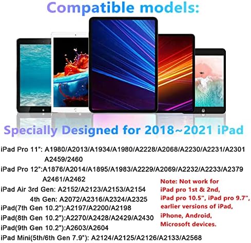 Stylus Kalem için iPad Hava iPad Pro ,iPad Kalem için (2018-2021) Apple iPad Pro 11 / 12.9, iPad 6th/7th/8th/9th Gen, iPad Mini