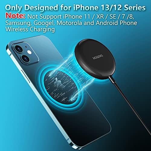 xıwxı Manyetik Kablosuz Şarj Cihazı, MagSafe Şarj Cihazı ile Uyumlu, 15W Hızlı Şarj Pedi iPhone 13/13 Pro / 13 Pro Max / 13 mini