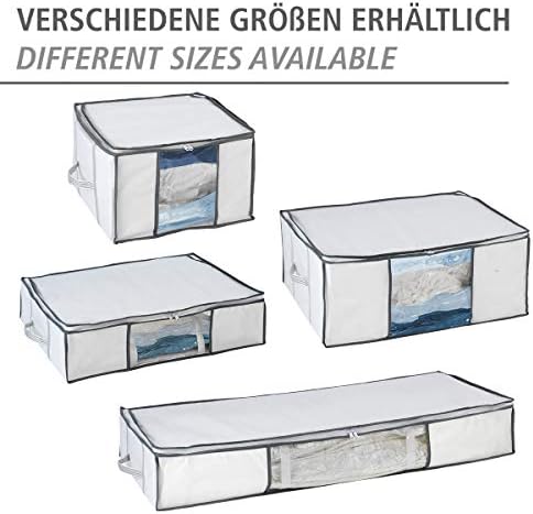 Wenko Vacuum Soft Underbed Box, Polipropilen, Beyaz, 45 x 105 x 15 cm
